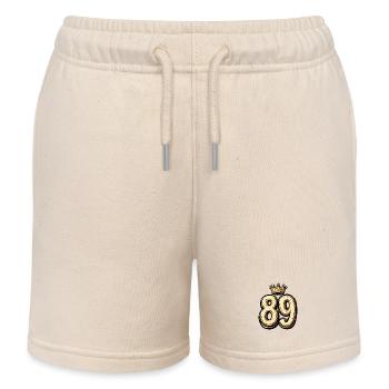 89 Couronne de chiffres - Short de jogging enfant bio Stanley/Stella - écru doux - Devant
