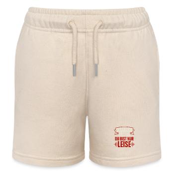 Je ne suis pas bruyant - tu es juste silencieux Funny Sp - Short de jogging enfant bio Stanley/Stella - écru doux - Devant