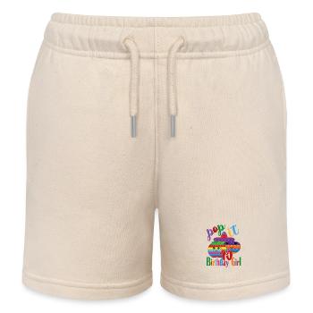 pop-it Geburtstagskind 10 - Kinder Organic Joggingshorts Mini Bolter von Stanley/Stella - Natur - Vorne