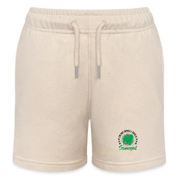 Samoyed Non Single Sled Dog - Kids Organic Sweat Shorts by Stanley/Stella - soft Ecru - Front