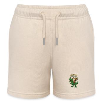 Noël – Tree Rex Weihnachten - Kinder Organic Joggingshorts Mini Bolter von Stanley/Stella - Natur - Vorne