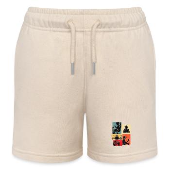 Gamer Gaming zocken - Kinder Organic Joggingshorts Mini Bolter von Stanley/Stella - Natur - Vorne