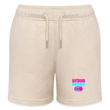 Skateboard Fashion ON - Short de jogging enfant bio Stanley/Stella - écru doux - Devant
