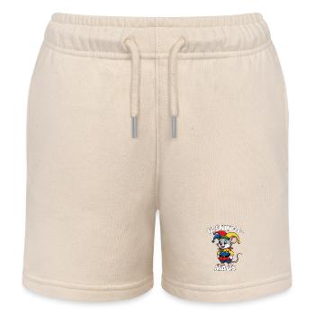 FASCHINGS MAUS - Kinder Organic Joggingshorts Mini Bolter von Stanley/Stella - Natur - Vorne