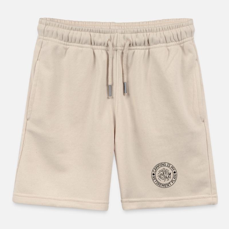 Le camping est mon plan de retraite Short de jogging enfant bio Stanley/Stella
