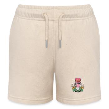 Nussknacker Bubble Gum - Kinder Organic Joggingshorts Mini Bolter von Stanley/Stella - Natur - Vorne