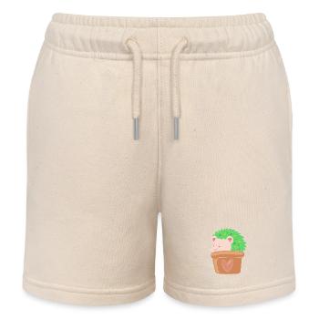 Plante Cactus Cactus - Short de jogging enfant bio Stanley/Stella - écru doux - Devant