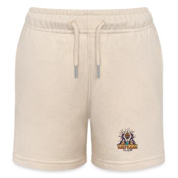 Disco Groove 70er Fever - Kinder Organic Joggingshorts Mini Bolter von Stanley/Stella - Natur - Vorne