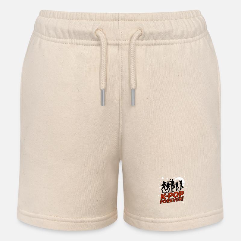 K-Pop Forever Dance Club - Short de jogging enfant bio Stanley/Stella - écru doux