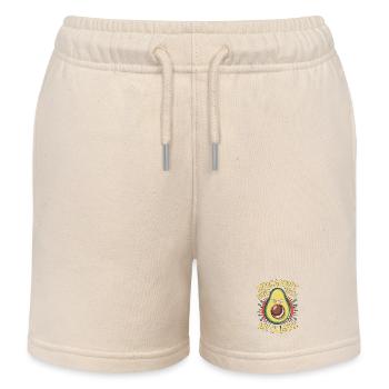 Nutritionniste Avoca : ne pas toucher à ma diététicienne - Short de jogging enfant bio Stanley/Stella - écru doux - Devant