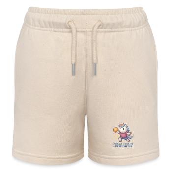 Unicorn Handball Seven Stars Seven Meters - Kids Organic Sweat Shorts by Stanley/Stella - soft Ecru - Front
