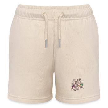 Nutritionist Fiber Fueled And Fabulous Dietitian - Kids Organic Sweat Shorts by Stanley/Stella - soft Ecru - Front