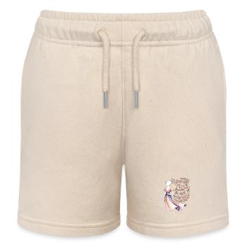 Maman nutritionniste L’idole Diététicienne diplômée - Short de jogging enfant bio Stanley/Stella - écru doux - Devant