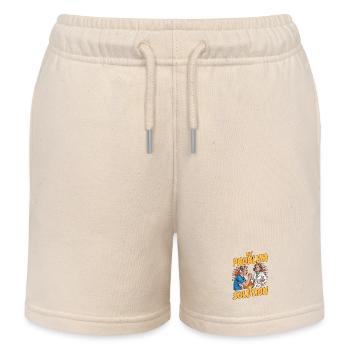 Nutritionist My Problem My Pictogram Mom Dad - Kids Organic Sweat Shorts by Stanley/Stella - soft Ecru - Front