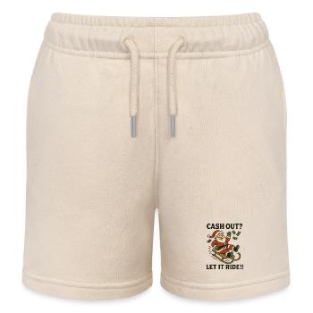 Cash out - Kids Organic Sweat Shorts by Stanley/Stella - soft Ecru - Front