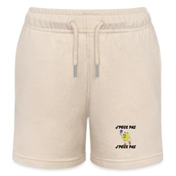Ich kann nicht, ich habe ein Padel-Geschenk - Kinder Organic Joggingshorts Mini Bolter von Stanley/Stella - Natur - Vorne