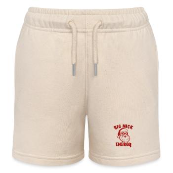 Père Noël, Joyeux Noël, Big Nick-E - Short de jogging enfant bio Stanley/Stella - écru doux - Devant