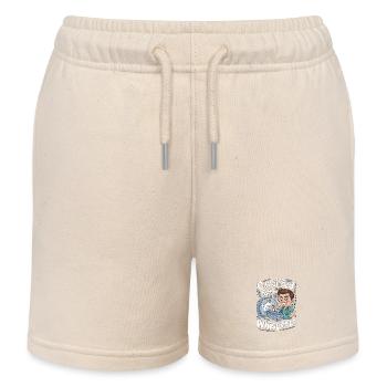 MRI Tech Certified Spin Whisperer Radiographer - Kids Organic Sweat Shorts by Stanley/Stella - soft Ecru - Front