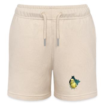 Perruche ondulée - Short de jogging enfant bio Stanley/Stella - écru doux - Devant