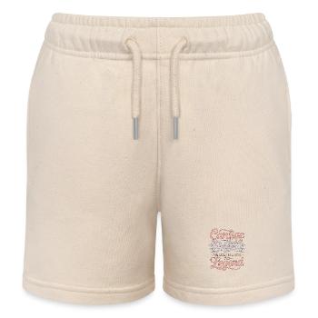 Cardiac Tech Mom The Idol The Myth Cath Lab Tech - Kids Organic Sweat Shorts by Stanley/Stella - soft Ecru - Front