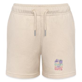 Witchcraft Wicked But Cute Sorcery Spellcaster - Kids Organic Sweat Shorts by Stanley/Stella - soft Ecru - Front