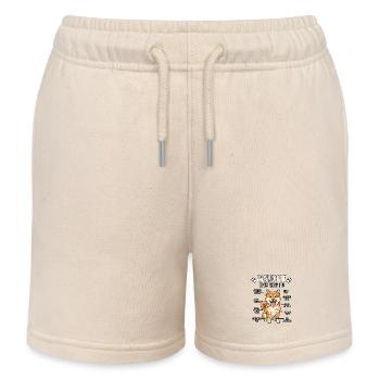 Shiba Inu: Die wahre Anatomie - Kinder Organic Joggingshorts Mini Bolter von Stanley/Stella - Natur - Vorne