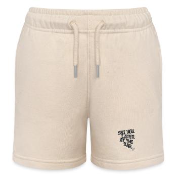 Ski You Later at the Bar – Skifahren Après-Ski - Kinder Organic Joggingshorts Mini Bolter von Stanley/Stella - Natur - Vorne