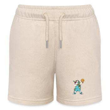 Lustiges Dabbing Basketball Unicorn Baller Sportgeschenk - Kinder Organic Joggingshorts Mini Bolter von Stanley/Stella - Natur - Vorne