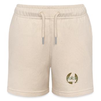Cadeau des garçons et des filles pour 4e anniversaire 2022 - Short de jogging enfant bio Stanley/Stella - écru doux - Devant