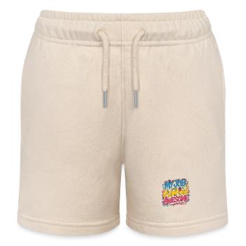 Cardiac Tech My Job Is Pumping Awesome Echo Tech - Kids Organic Sweat Shorts by Stanley/Stella - soft Ecru - Front