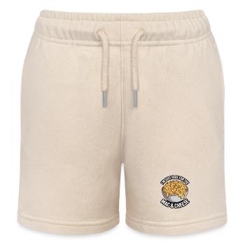 Mac & Cheese Fan - I’m Just Here - Kinder Organic Joggingshorts Mini Bolter von Stanley/Stella - Natur - Vorne