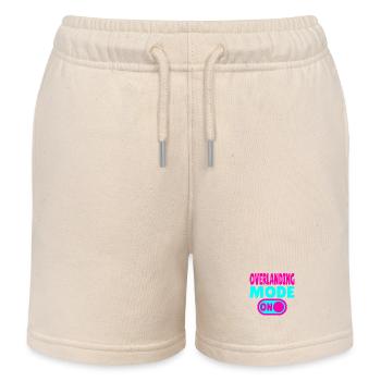 Overlanding Mode ON – Switch to Adventure - Kids Organic Sweat Shorts by Stanley/Stella - soft Ecru - Front
