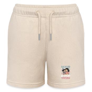 Raised By A K-Pop Mom - Kinder Organic Joggingshorts Mini Bolter von Stanley/Stella - Natur - Vorne