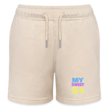51 - Kinder Organic Joggingshorts Mini Bolter von Stanley/Stella - Natur - Vorne