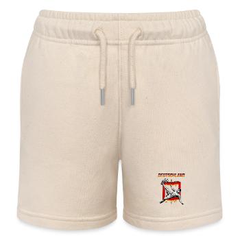 Football Germany Overhead kick side-kick - Kids Organic Sweat Shorts by Stanley/Stella - soft Ecru - Front