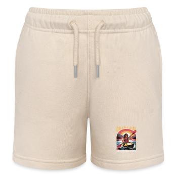 Cadeaux Girls Who Kayak Heaven Design - Short de jogging enfant bio Stanley/Stella - écru doux - Devant