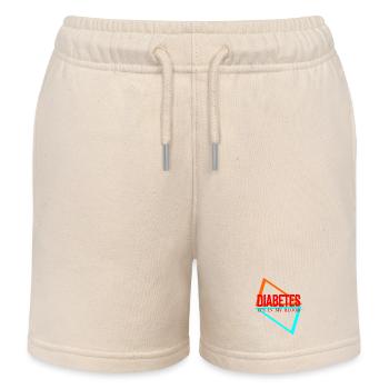 Diabetes liegt in meinem Blut - Kinder Organic Joggingshorts Mini Bolter von Stanley/Stella - Natur - Vorne