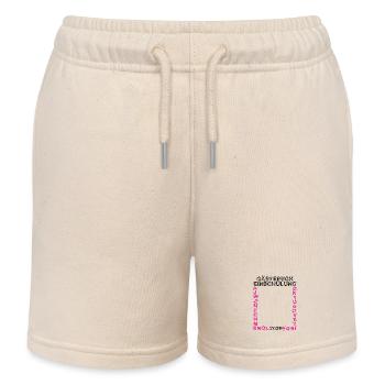 Guestbook School Enrollment 2026 Start of School School Child - Kids Organic Sweat Shorts by Stanley/Stella - soft Ecru - Front