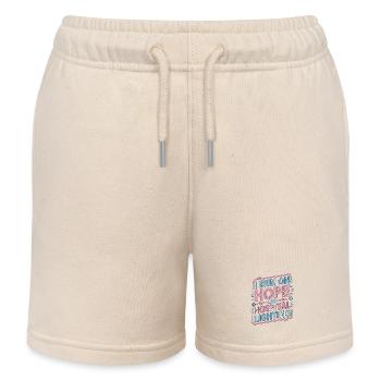 Oncology Nurse I Run On Hope And Infusion Nurse - Kinder Organic Joggingshorts Mini Bolter von Stanley/Stella - Natur - Vorne