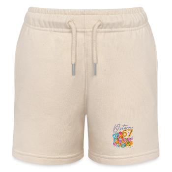 Easter 67 - Kids Organic Sweat Shorts by Stanley/Stella - soft Ecru - Front