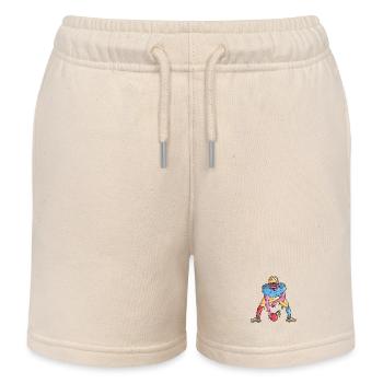 American Football Eiscreme Kinder Jungen Football - Kids Organic Sweat Shorts by Stanley/Stella - soft Ecru - Front