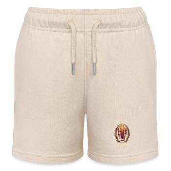 Perma-Death Profi | Bestatter Sarkasmus - Kinder Organic Joggingshorts Mini Bolter von Stanley/Stella - Natur - Vorne