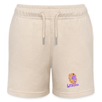 Safari Afrika serengeti wildlife halloween Löwe - Kinder Organic Joggingshorts Mini Bolter von Stanley/Stella - Natur - Vorne