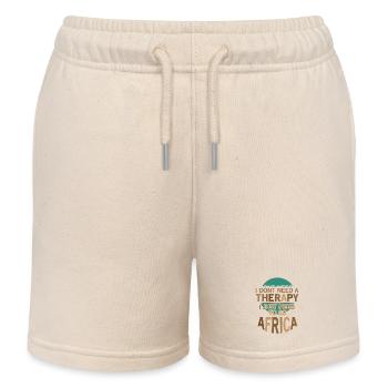 Safari Afrika serengeti wildlife savanne spruch - Kinder Organic Joggingshorts Mini Bolter von Stanley/Stella - Natur - Vorne