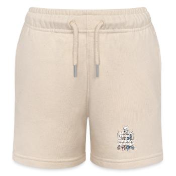 PT Educator Teaching The Art And Physiotherapy - Kids Organic Sweat Shorts by Stanley/Stella - soft Ecru - Front