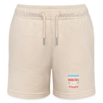 Diabetes Typ 1 Diabetiker - Kinder Organic Joggingshorts Mini Bolter von Stanley/Stella - Natur - Vorne