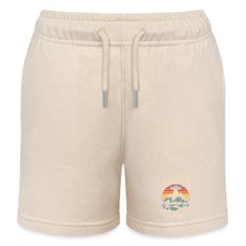 Area 51 Nevada UFO Retro Design - Kids Organic Sweat Shorts by Stanley/Stella - soft Ecru - Front