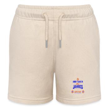Arbeitsloser des Jahres Zertifikat - Kinder Organic Joggingshorts Mini Bolter von Stanley/Stella - Natur - Vorne
