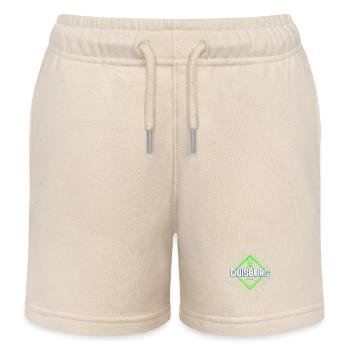 Duisburg Stadt Deutschland Retro Zeche Souvenir - Kinder Organic Joggingshorts Mini Bolter von Stanley/Stella - Natur - Vorne