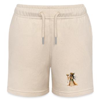 Reine aux Ailes d’Or - Short de jogging enfant bio Stanley/Stella - écru doux - Devant